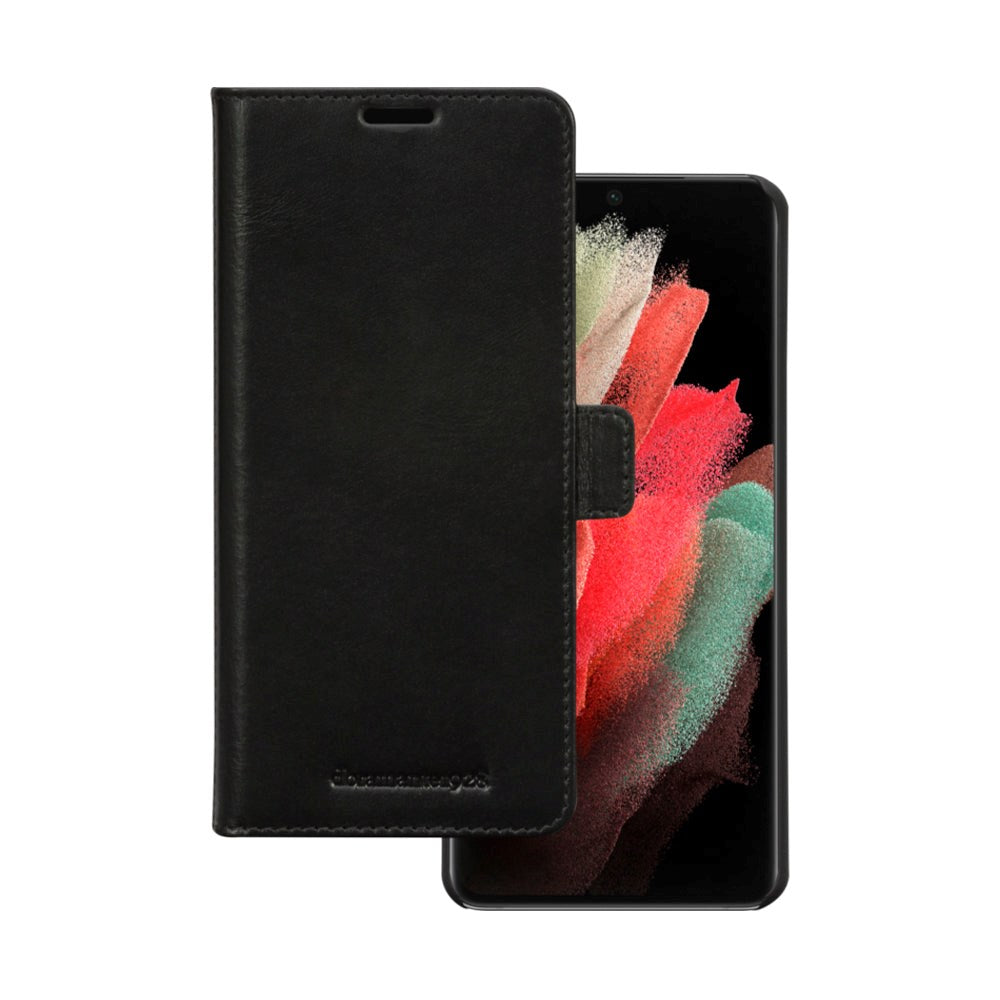 Samsung Galaxy S21 Ultra dbramante1928 Lynge Ekte Skinn Magnet Deksel - Black