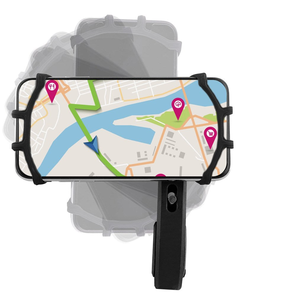 T'NB URBAN MOOV - Roterende Mobilholder for Sykkel & Motorsykkel - Svart