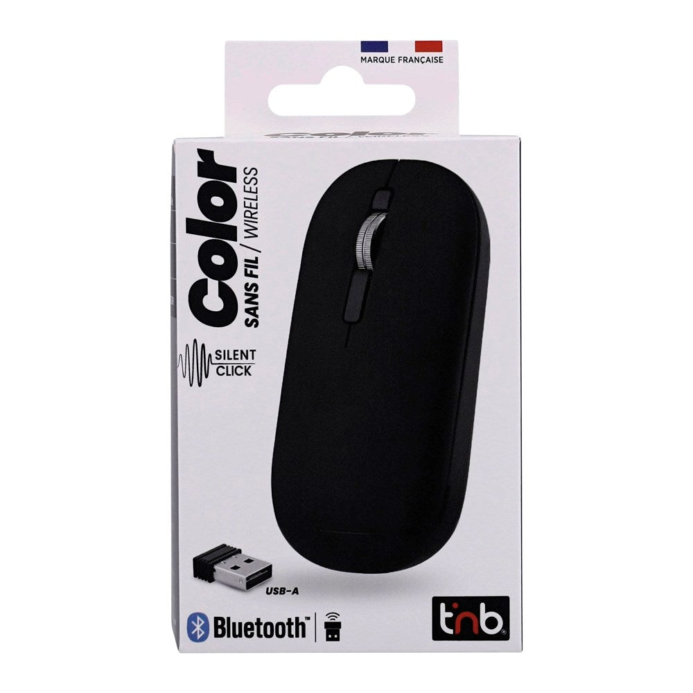 T'NB Trådløs Bluetooth Mus m. Fingerrem - Svart