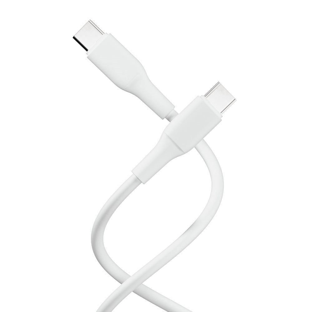 X2O Superflex 60W USB-C til USB-C Kabel - 1.5m - Hvit