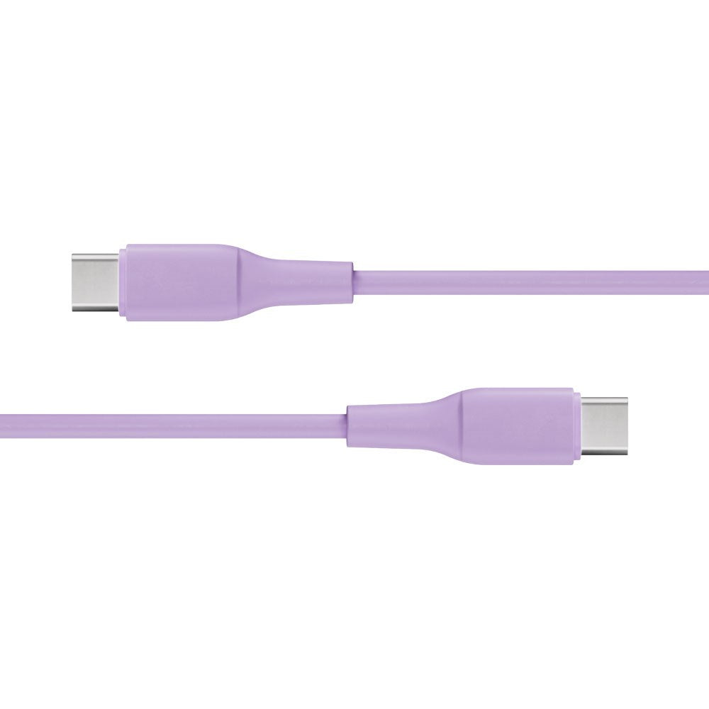 X2O Superflex 60W USB-C til USB-C Kabel - 1.5m - Lilla