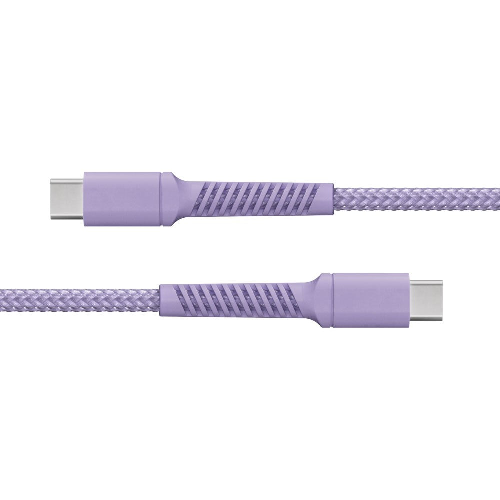 X2O Longlife 100W USB-C til USB-C Kabel - 2m - Lilla