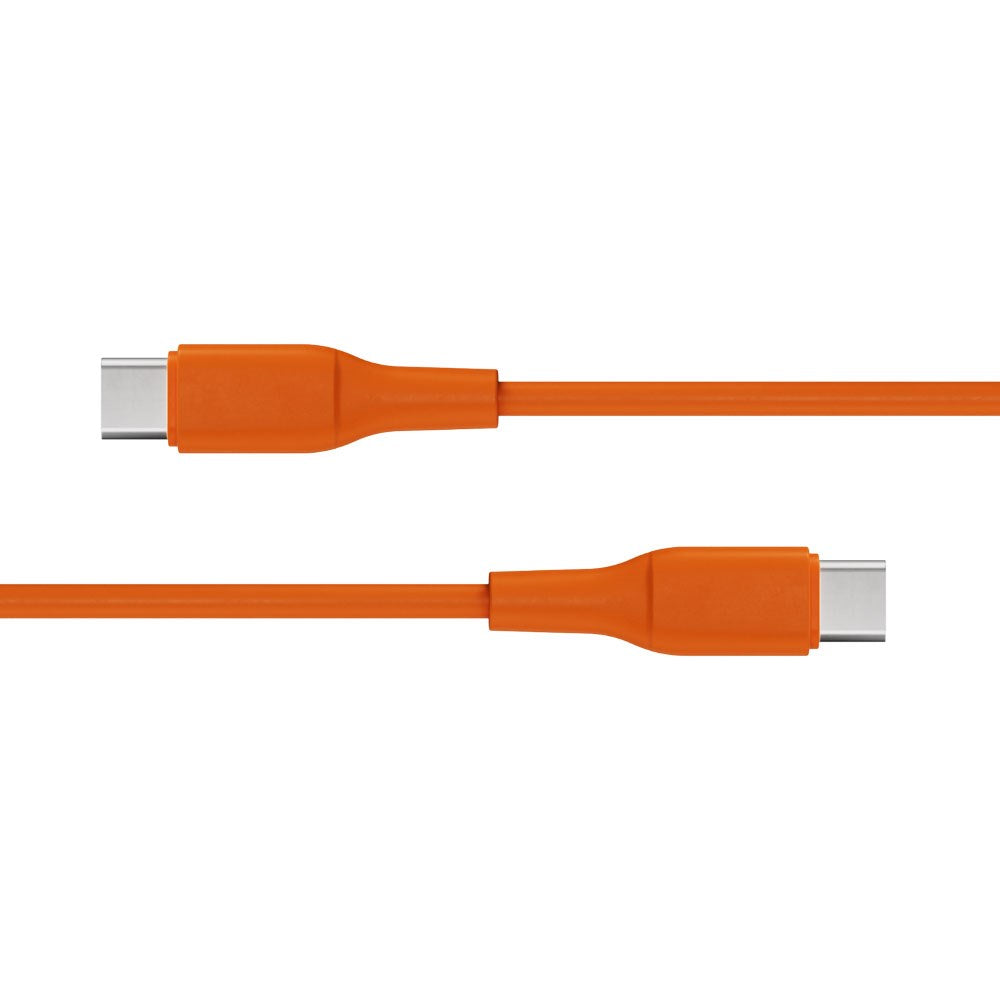 X2O Superflex 60W USB-C til USB-C Kabel - 1.5m - Oransje