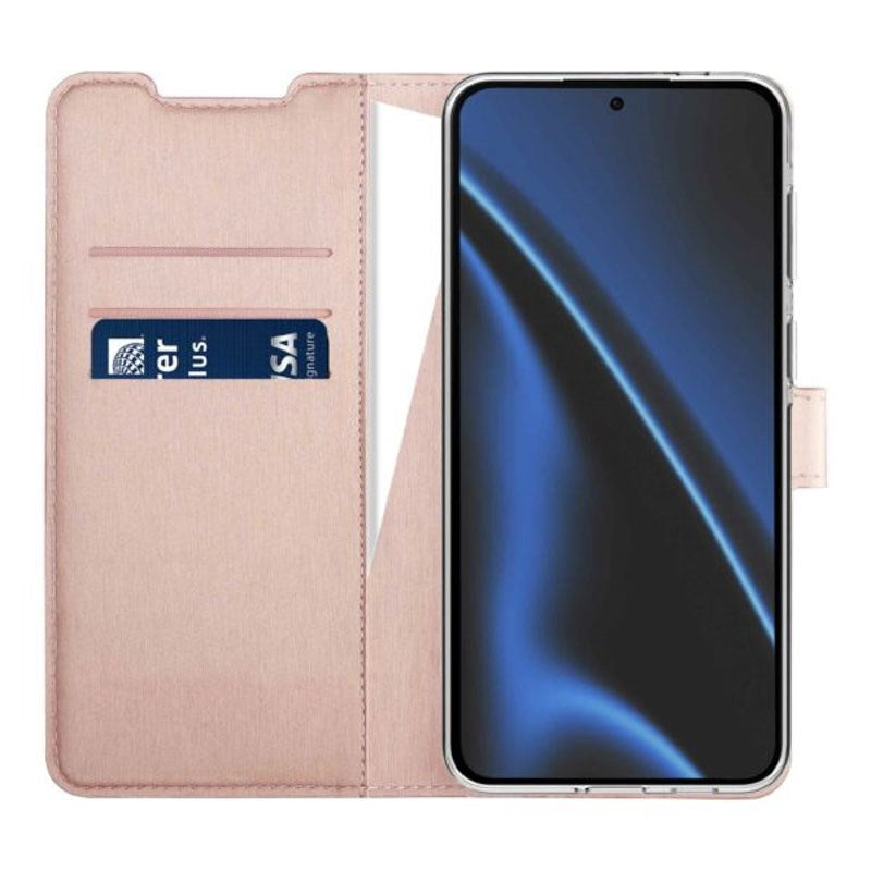 Samsung Galaxy A57 X2O Classic Wallet Flip Deksel - Rosegull
