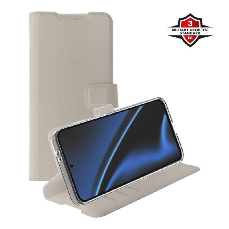 Samsung Galaxy A37 X2O Classic Wallet Flip Deksel - Beige