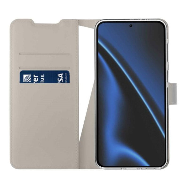 Samsung Galaxy A37 X2O Classic Wallet Flip Deksel - Beige