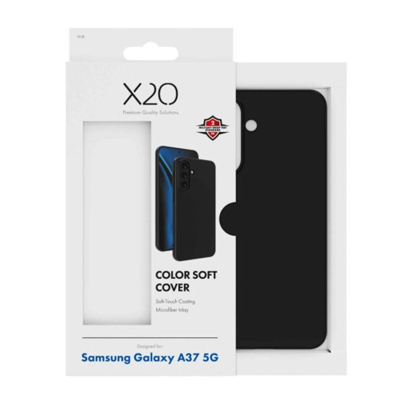 Samsung Galaxy A37 X2O Color Soft Deksel - Svart