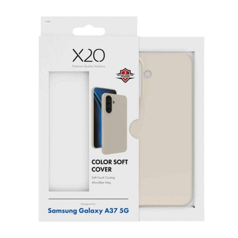 Samsung Galaxy A37 X2O Color Soft Deksel - Beige