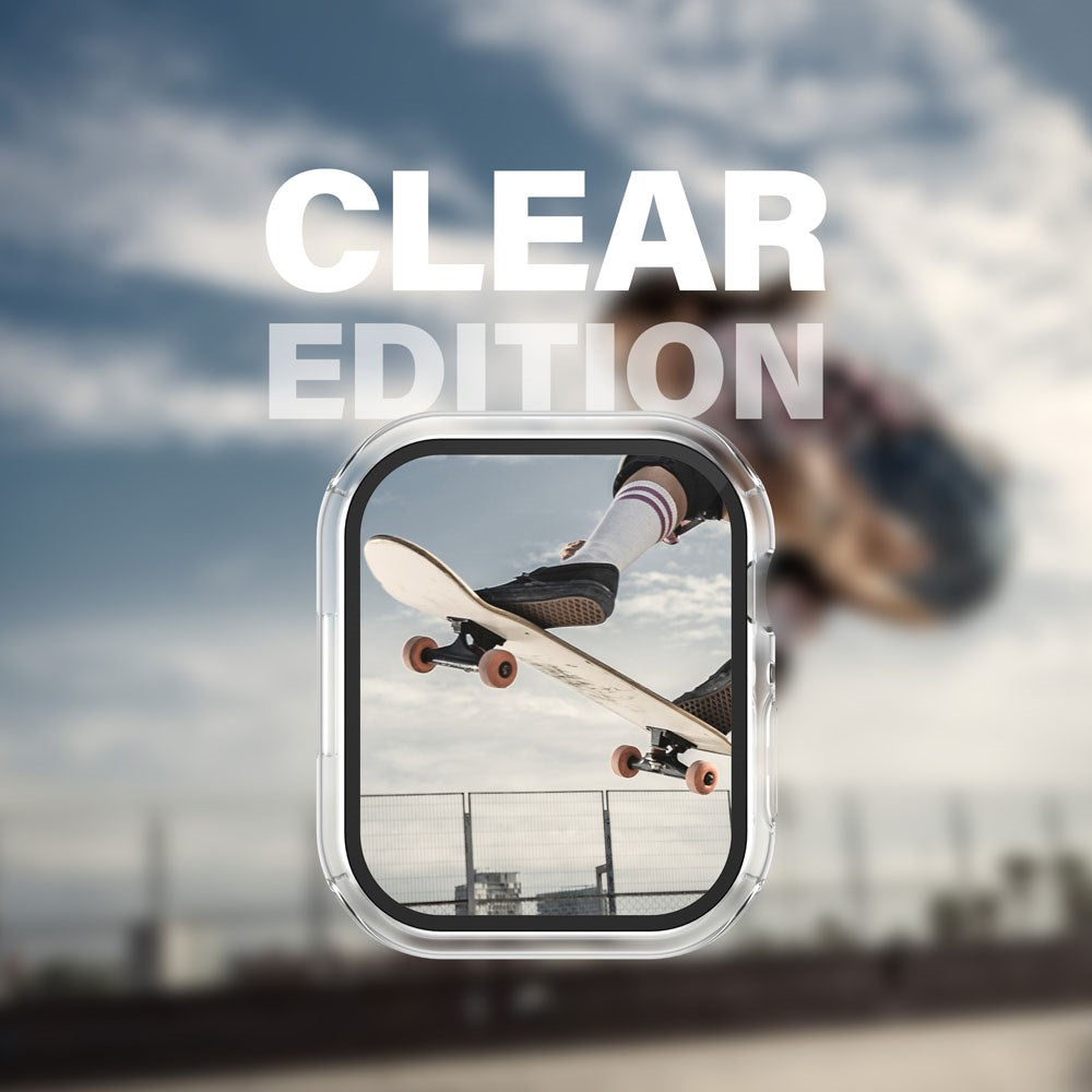 PanzerGlass Apple Watch 11 / 10 (42mm) Snappie Full Body Slim Deksel med Innebygd Skjermbeskytter - Gjennomsiktig