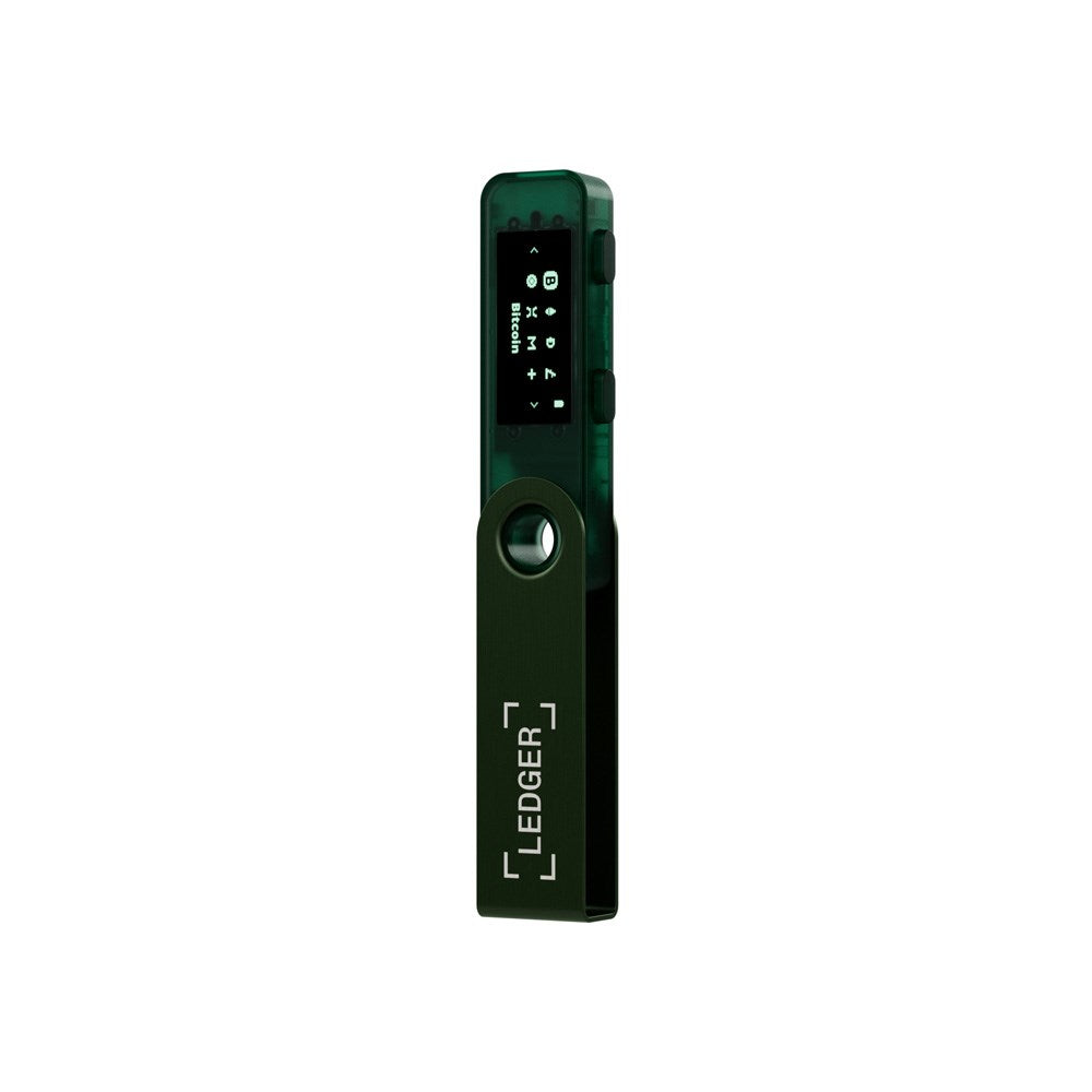 Ledger Nano S Plus Crypto Hardware Wallet - Emerald Green