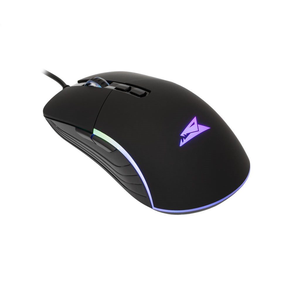 Baracuda NAUTILUS Gaming Mus - 7D / 12800 DPI - Svart