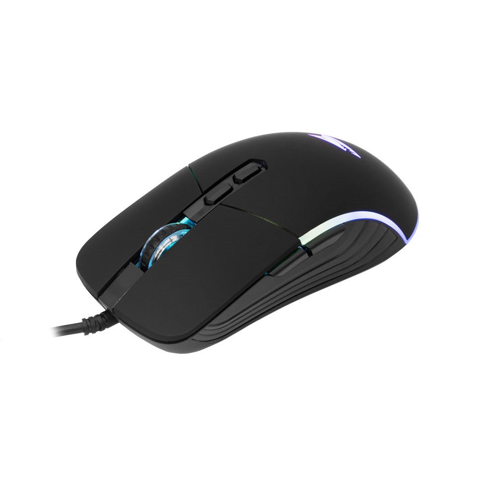 Baracuda NAUTILUS Gaming Mus - 7D / 12800 DPI - Svart