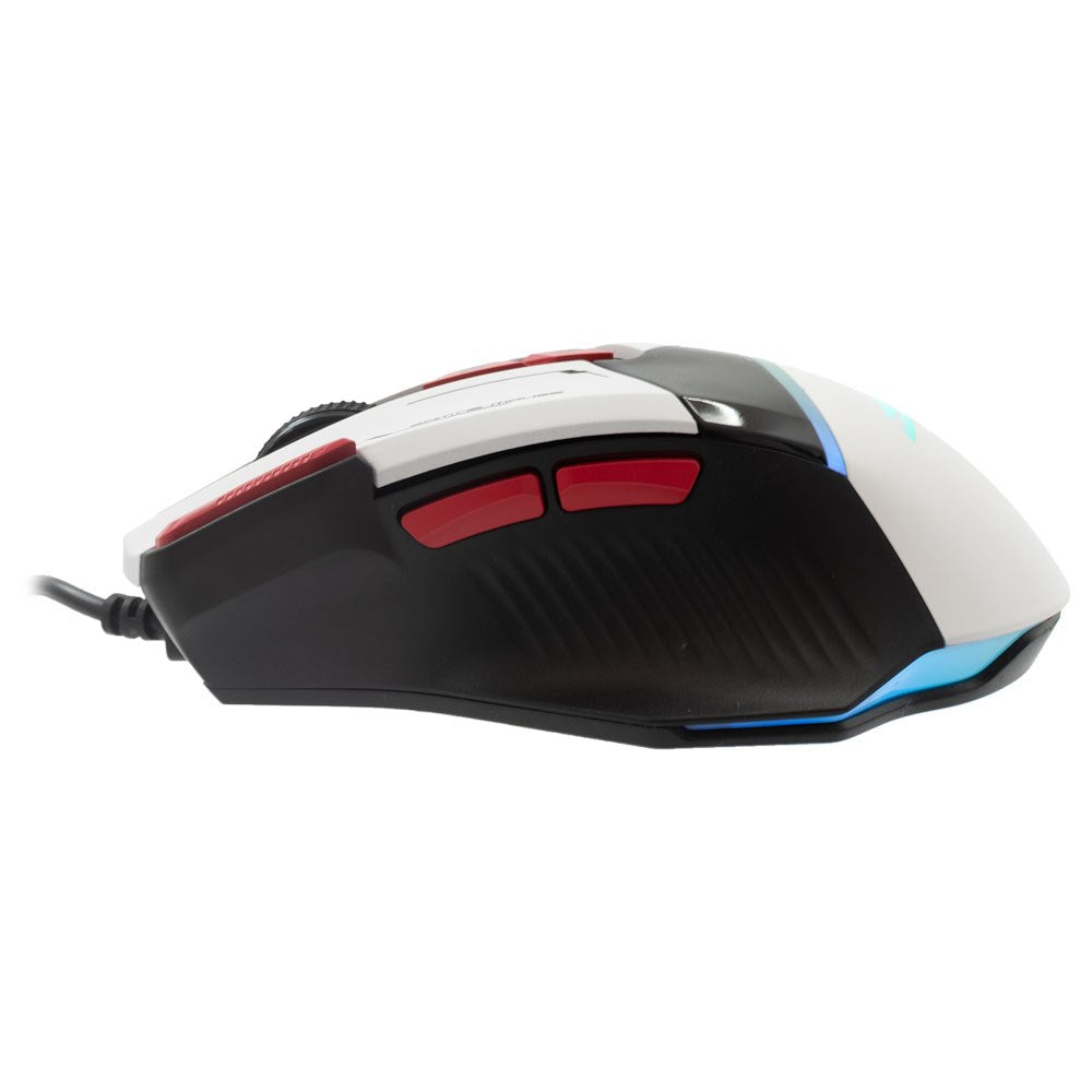 Baracuda MANTA Gaming Mus - 8D / 12800 DPI - Hvit