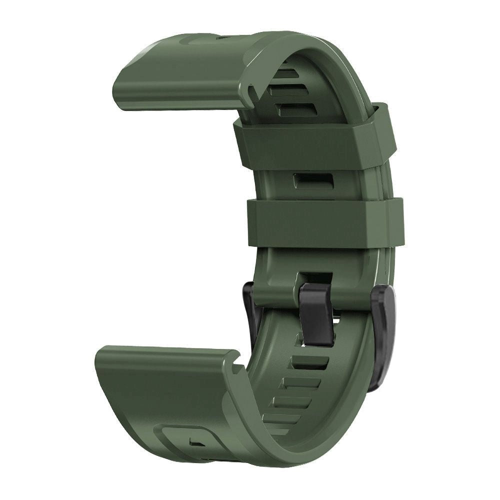 Universal Garmin 22mm QuickFit Rem Tech-Protect Icon Band Stropp - Mørk Grønn