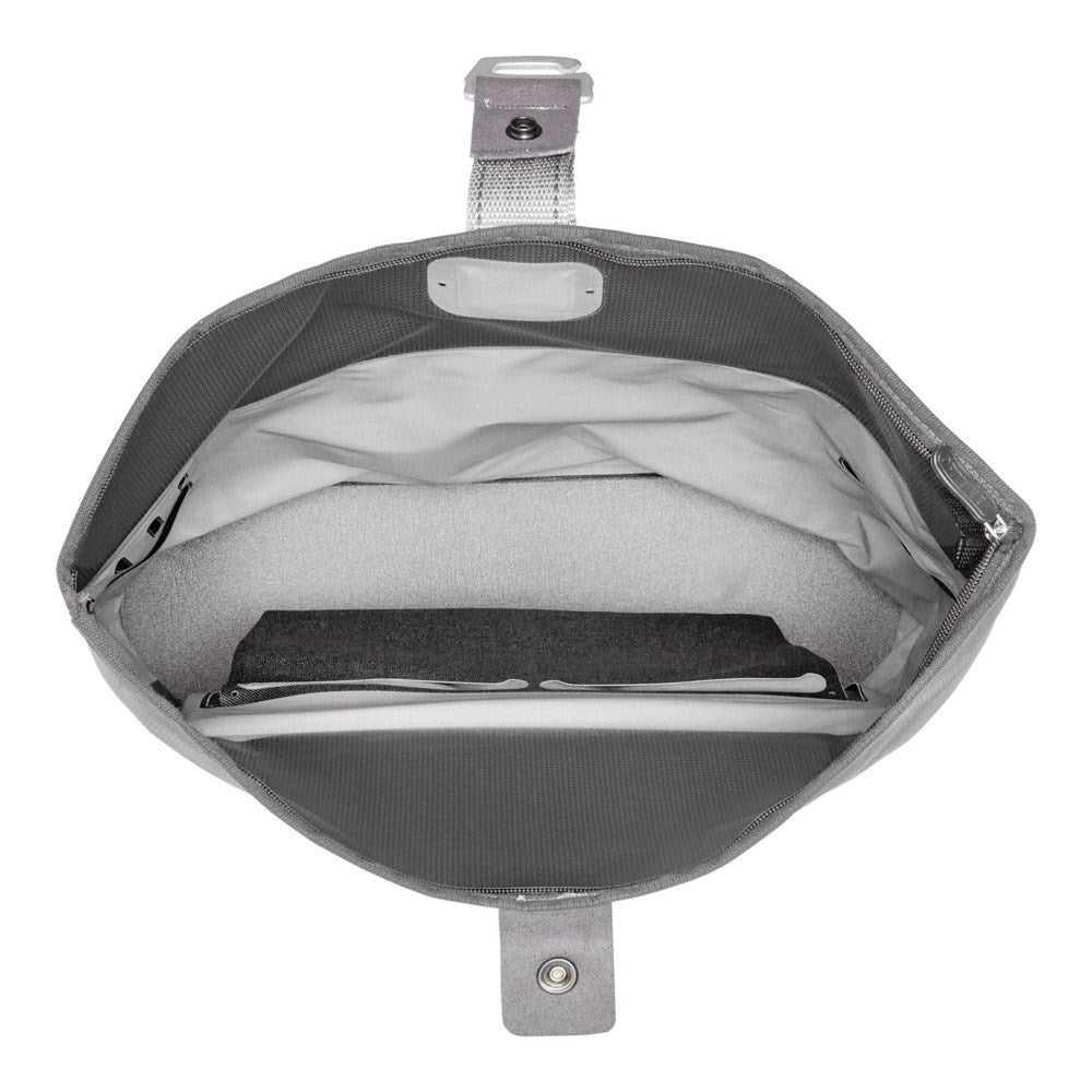 ORTLIEB Twin-City 9L 2-i-1 Sykkelveske og Skulderveske (30 x 39 x 12 cm) - Grå