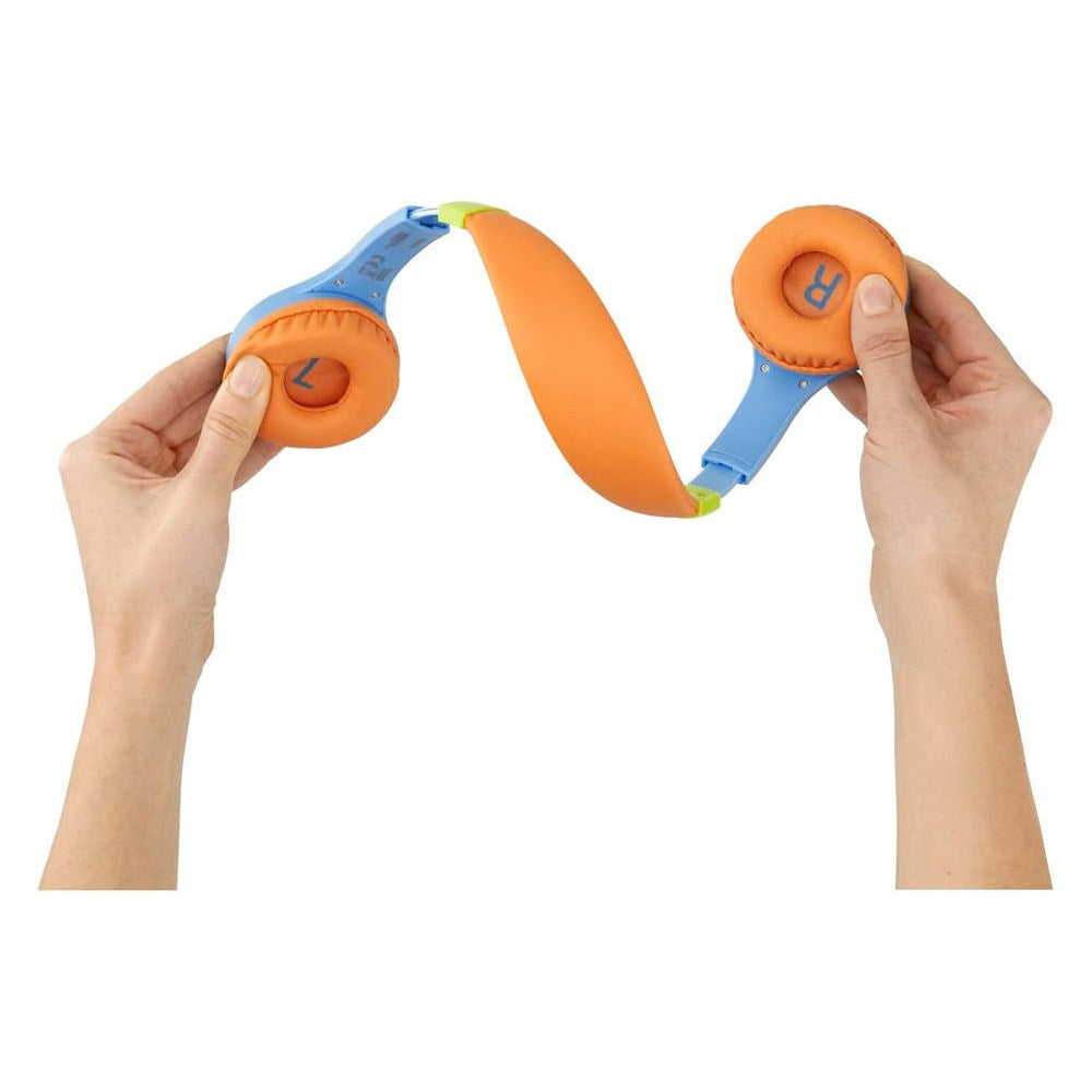 HAMA Kablede Hodetelefoner for Barn - Maks. 85 dB - On-Ear - Blå / Oransje