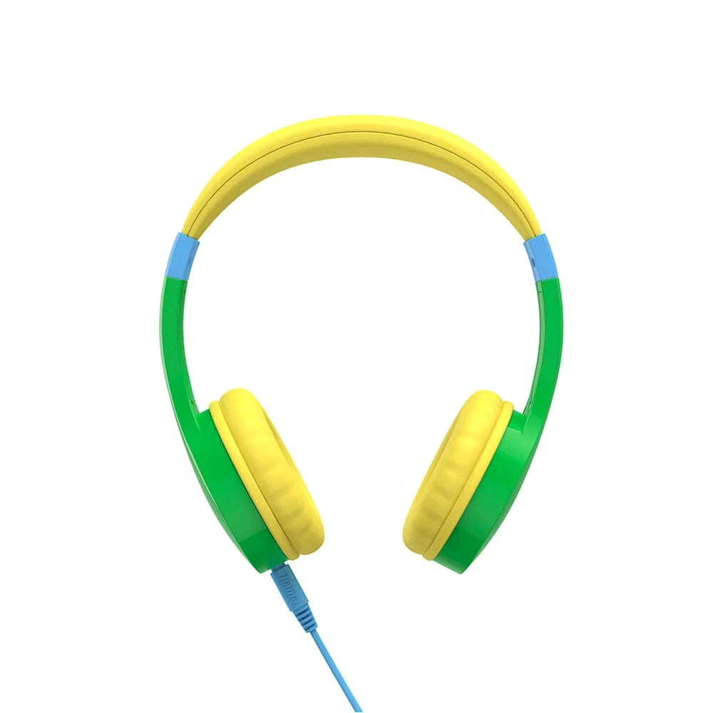 HAMA Kablede Hodetelefoner for Barn - Maks. 85 dB - On-Ear - Grønn / Gul