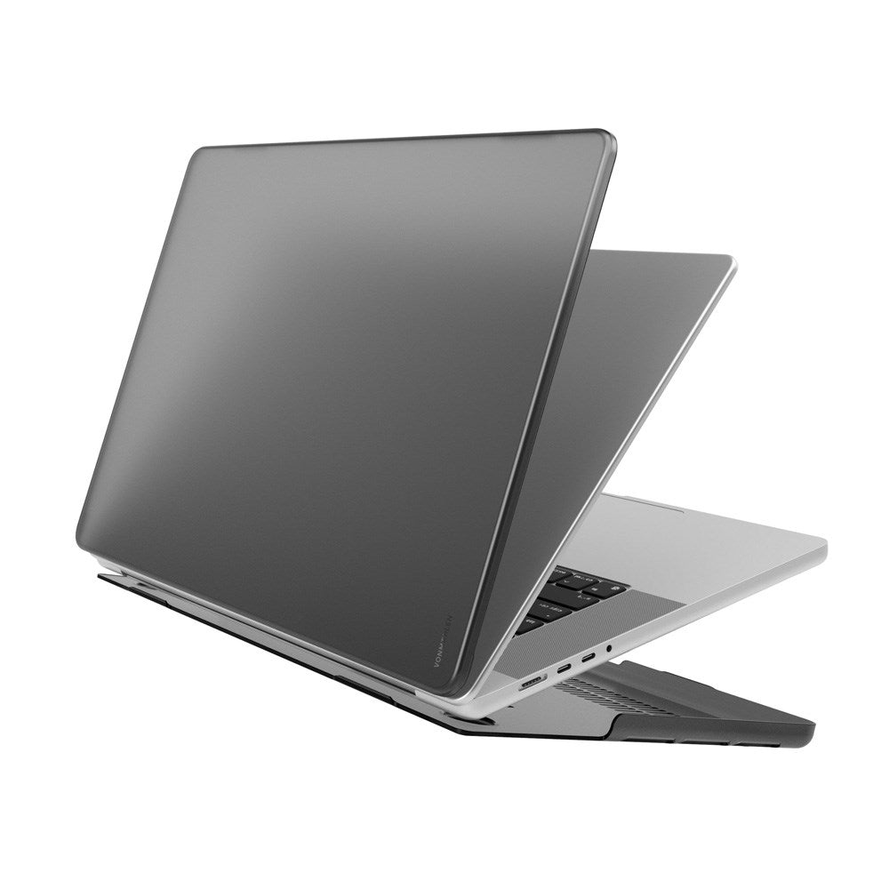 Vonmählen Transparent Case for MacBook Air 13" M2/M3/M4 (2022-2025) - Matt Svart/Gjennomsiktig