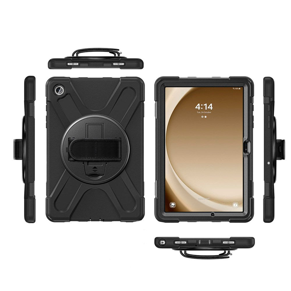 Samsung Galaxy Tab S10 FE / S9 FE 4smarts Rugged Nettbrett Deksel GRIP - Svart