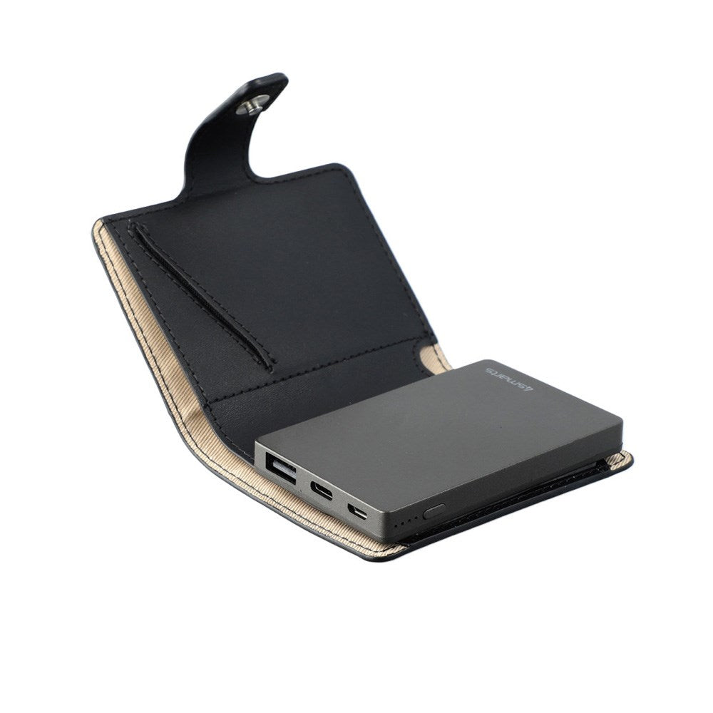 4Smarts PowerBank Wallet 3000 mAh - Svart