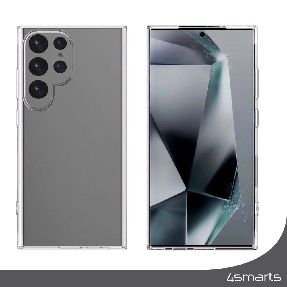 Samsung Galaxy S25 Ultra 4Smarts 360° Protection Set m. Deksel & Skjermbeskyttelsesglass - Gjennomsiktig