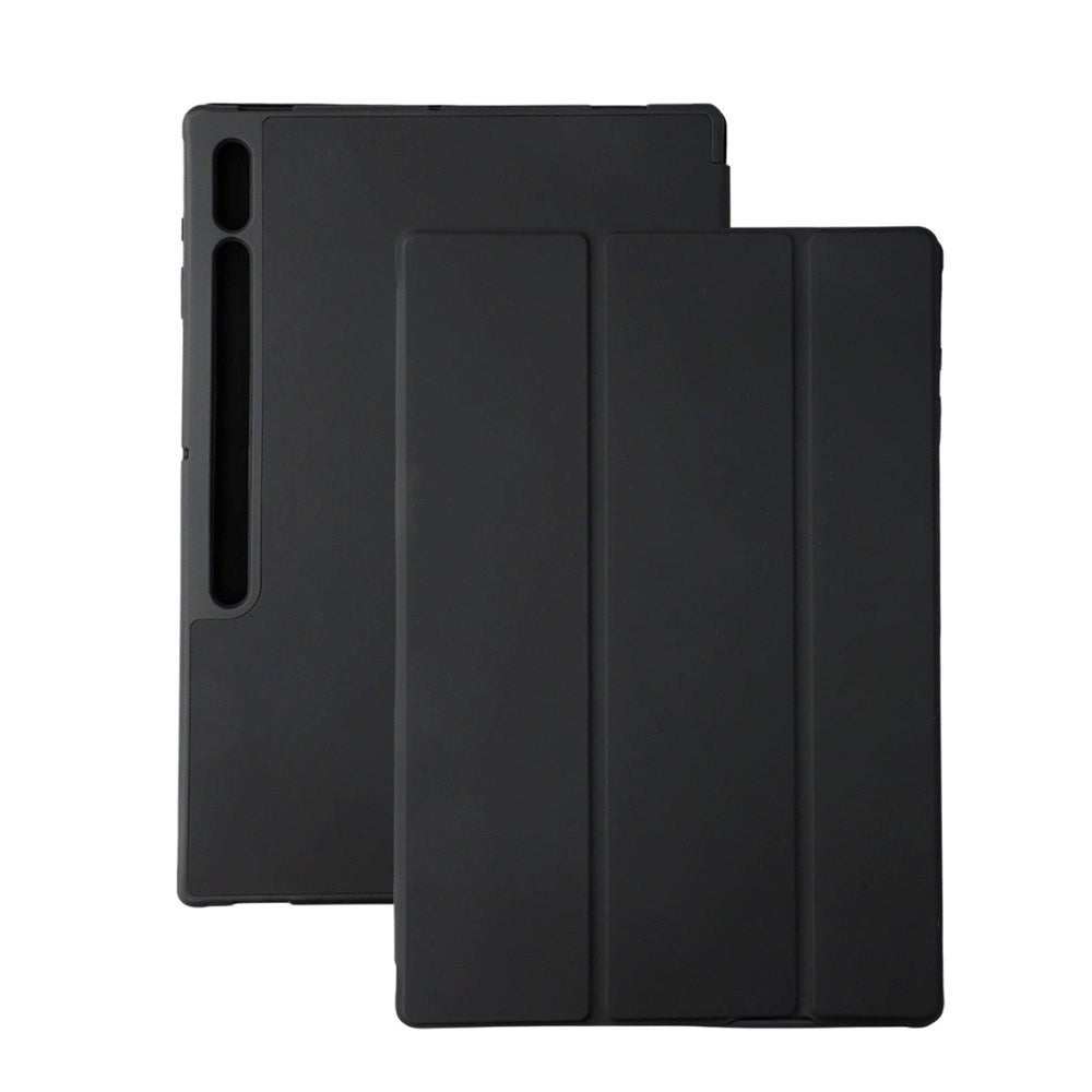 Samsung Galaxy Tab S10 Ultra / S9 Ultra 4smarts Basic Folio Case m. Penne Holder - Svart