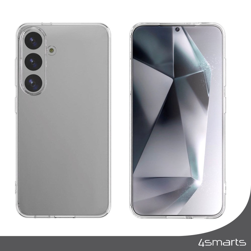 Samsung Galaxy S25+ (Plus) 4Smarts 360° Protection Set m. Deksel & Skjermbeskyttelsesglass - Gjennomsiktig