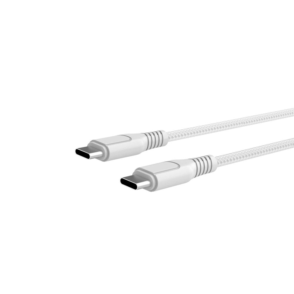 4smarts PremiumCord USB-C til USB-C Kabel 60W - 1.5 m - Hvit
