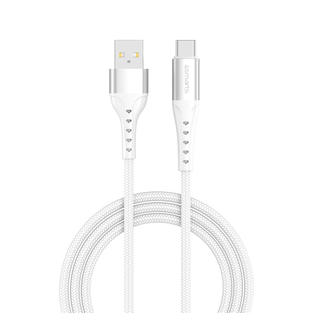 4smarts PrimeCord USB-C til USB-A Kabel 18W - 1.5 m - Hvit