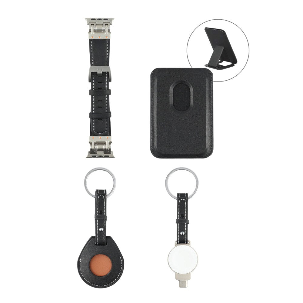 Accessory Set 4 stk. 4smarts - MagSafe Kompatibel - Svart