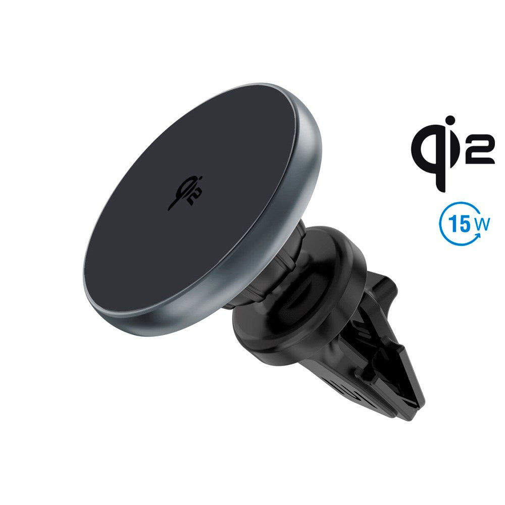 4smarts Qi2 Trådløs Billader - MagSafe Kompatibel - Grå