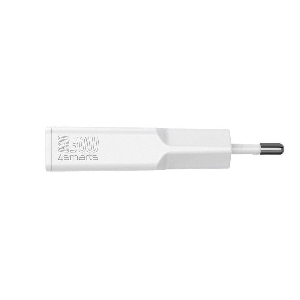 4smarts PDPlug Slim 30W Vegglader med 2 x USB-C - Hvit