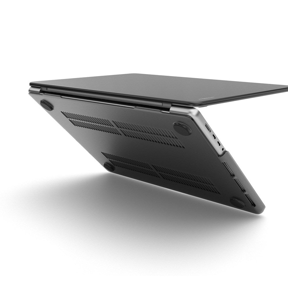 Vonmählen Transparent Case for MacBook Pro M1/M2/M3/M4 16" (2021-2024) - Matt Svart/Gjennomsiktig