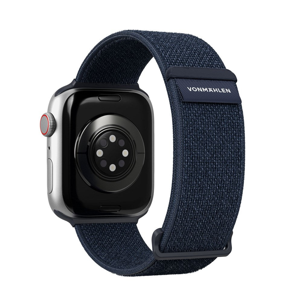 Apple Watch (42/44/45/46/SE/49mm) Vonmählen Fitness Loop 2 Nylon Klokkerem - Blå