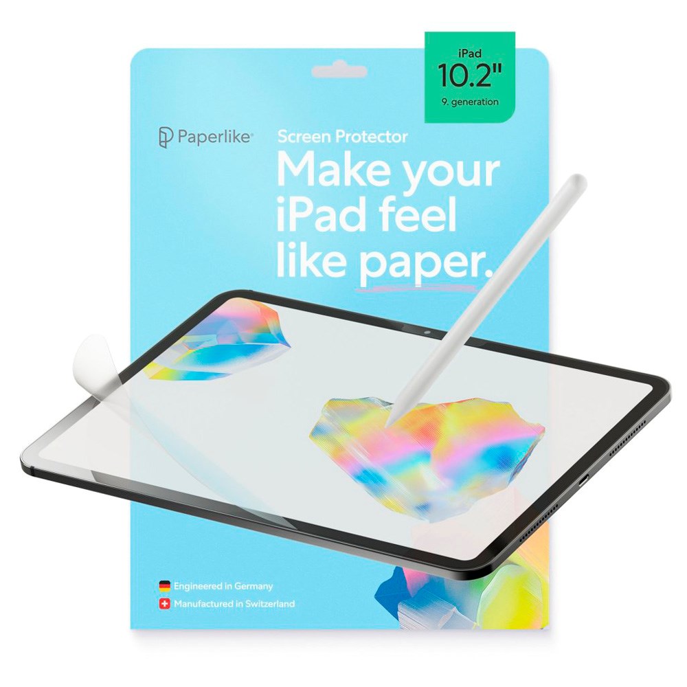 iPad 10.2" (2021 / 2020 / 2019) Paperlike 3 Skjermbeskytter - 2 stk - Gjennomsiktig