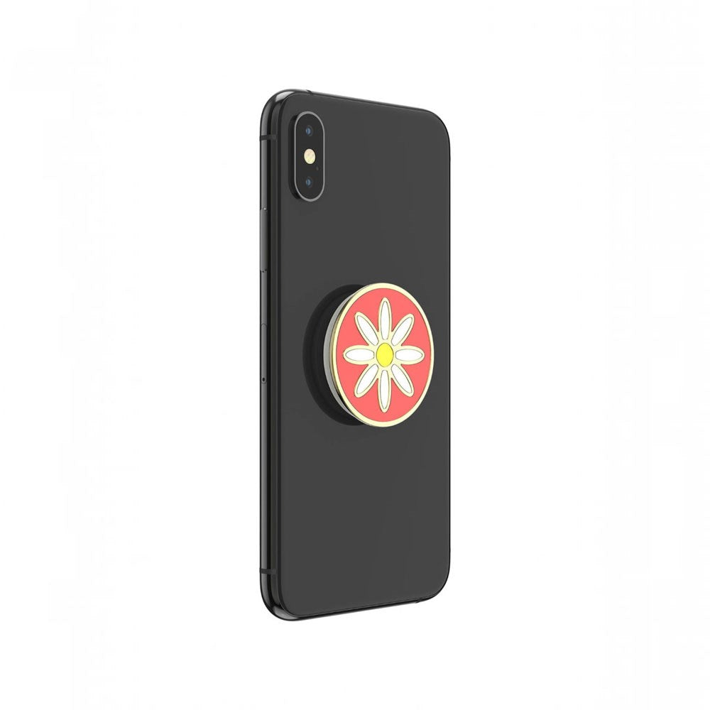 POPSOCKETS PopGrip Avtagbart Grep med Stativfunksjon - Daisy Coral