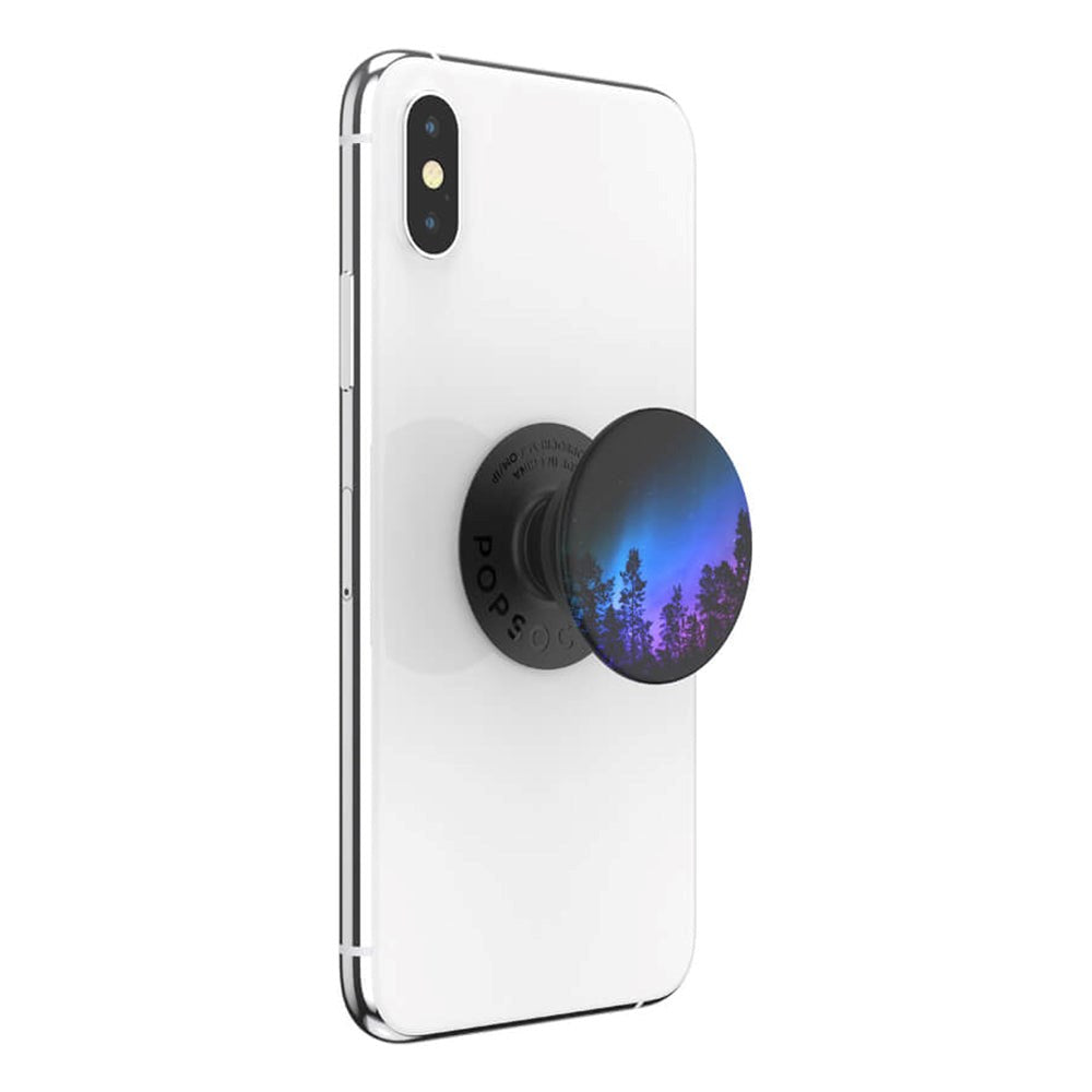 POPSOCKETS PopGrip Aurora Woods Avtagbart Grep med . Stativfunksjon