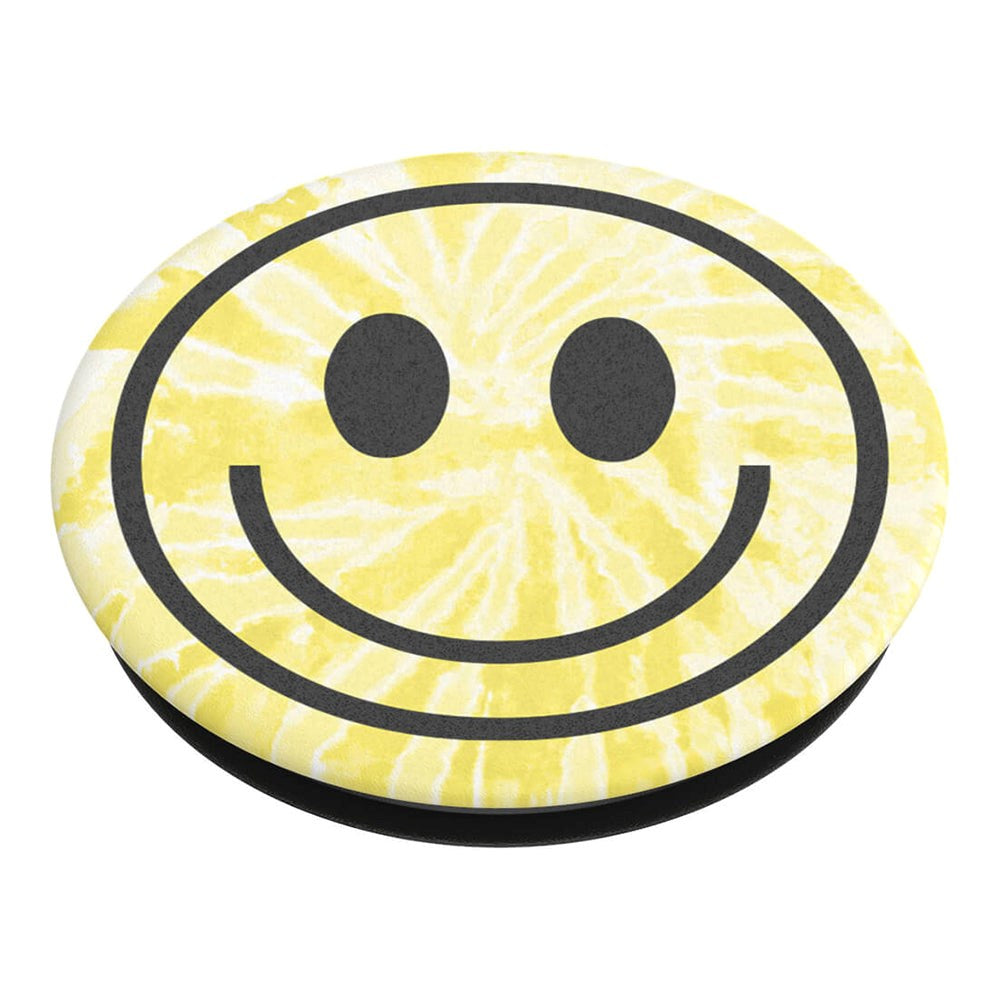 POPSOCKETS PopGrip Tie Dye Smiley Avtagbart Grep med . Stativfunksjon