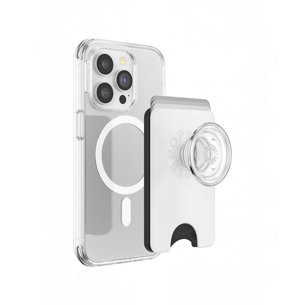 POPSOCKETS PopWallet MagSafe Kortholder - Hvit