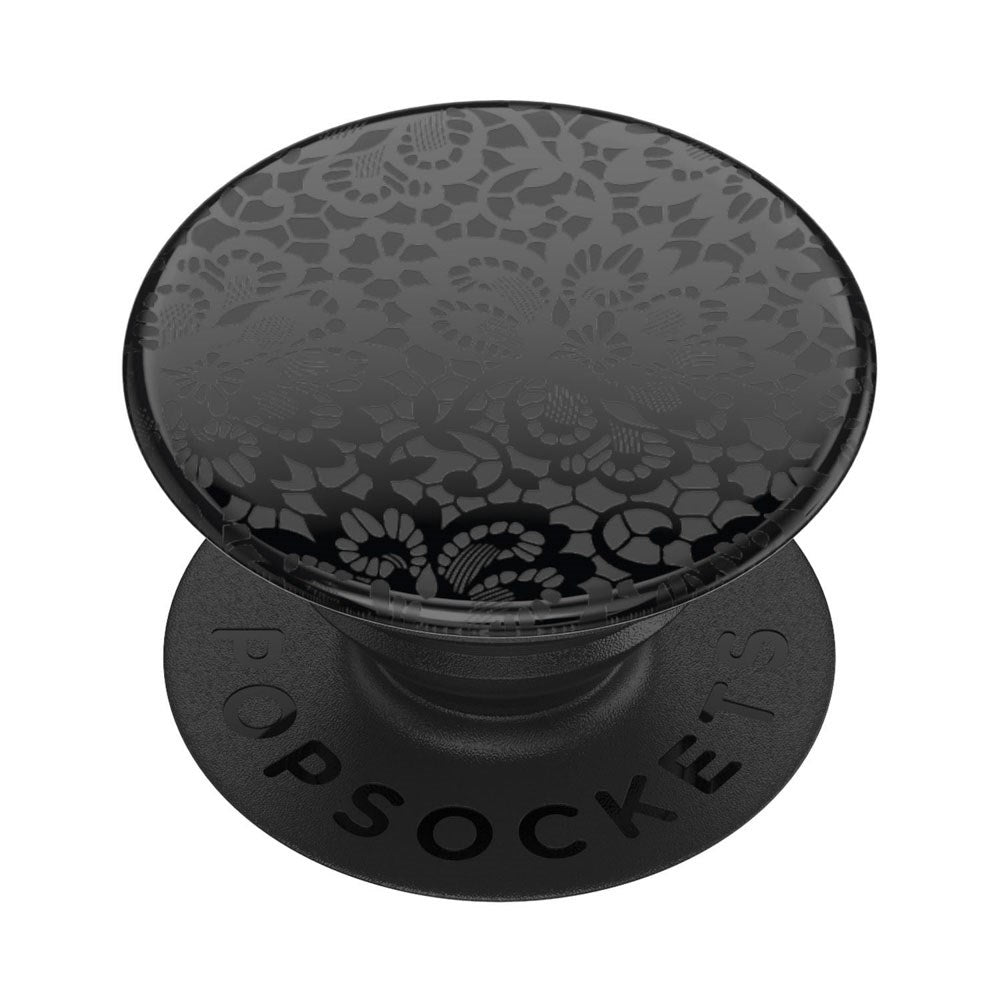 POPSOCKETS PopGrip Avtagbart Grep med Stativfunksjon - Lace Noir