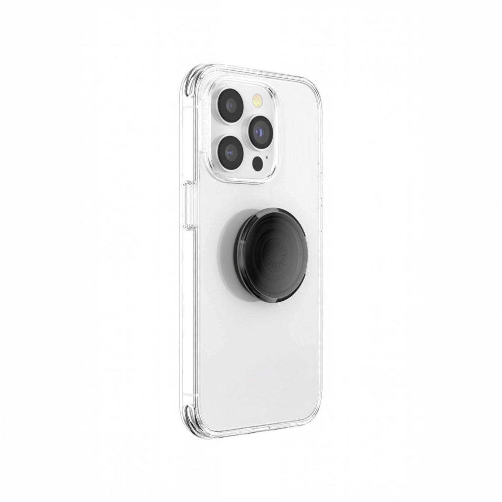 POPSOCKETS PopGrip Avtagbart Grep med Stativfunksjon -Transluscent Black