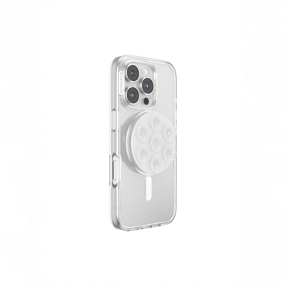 POPSOCKETS Suck-Up Grip - MagSafe Kompatibel - Gjennomsiktig