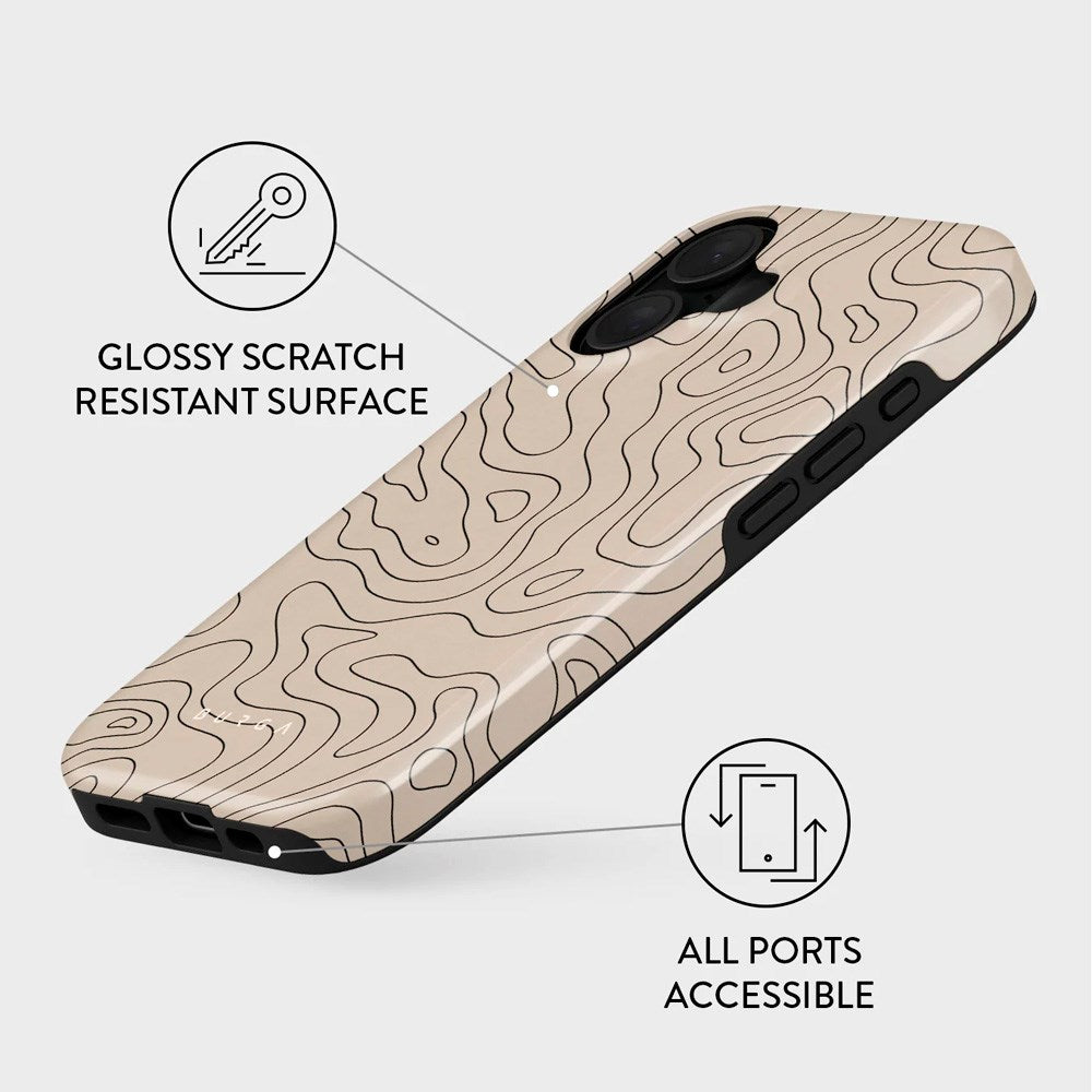 Burga iPhone 16 Plus Tough Fashion Deksel - Wild Terrain