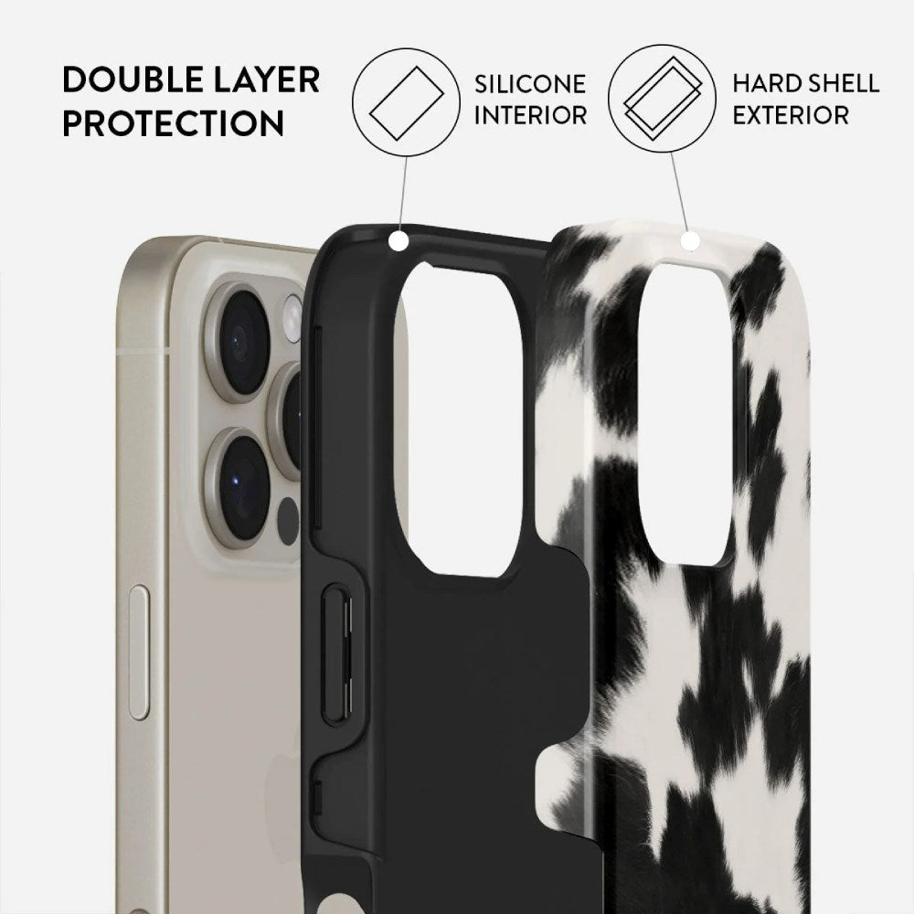 iPhone 16 Pro Burga Tough Fashion Deksel - MagSafe Kompatibel - Achromatic
