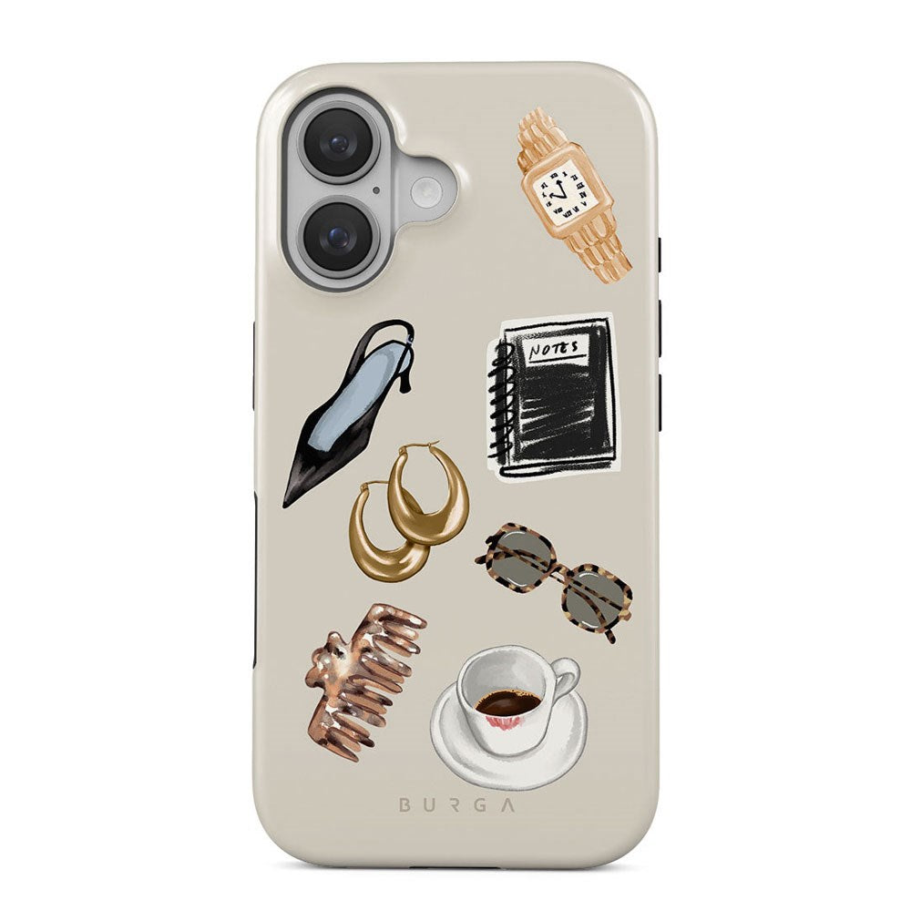 Burga iPhone 16 Tough Fashion Deksel - Boss Babe