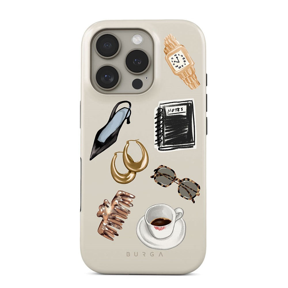 Burga iPhone 16 Pro Tough Fashion Deksel - Boss Babe