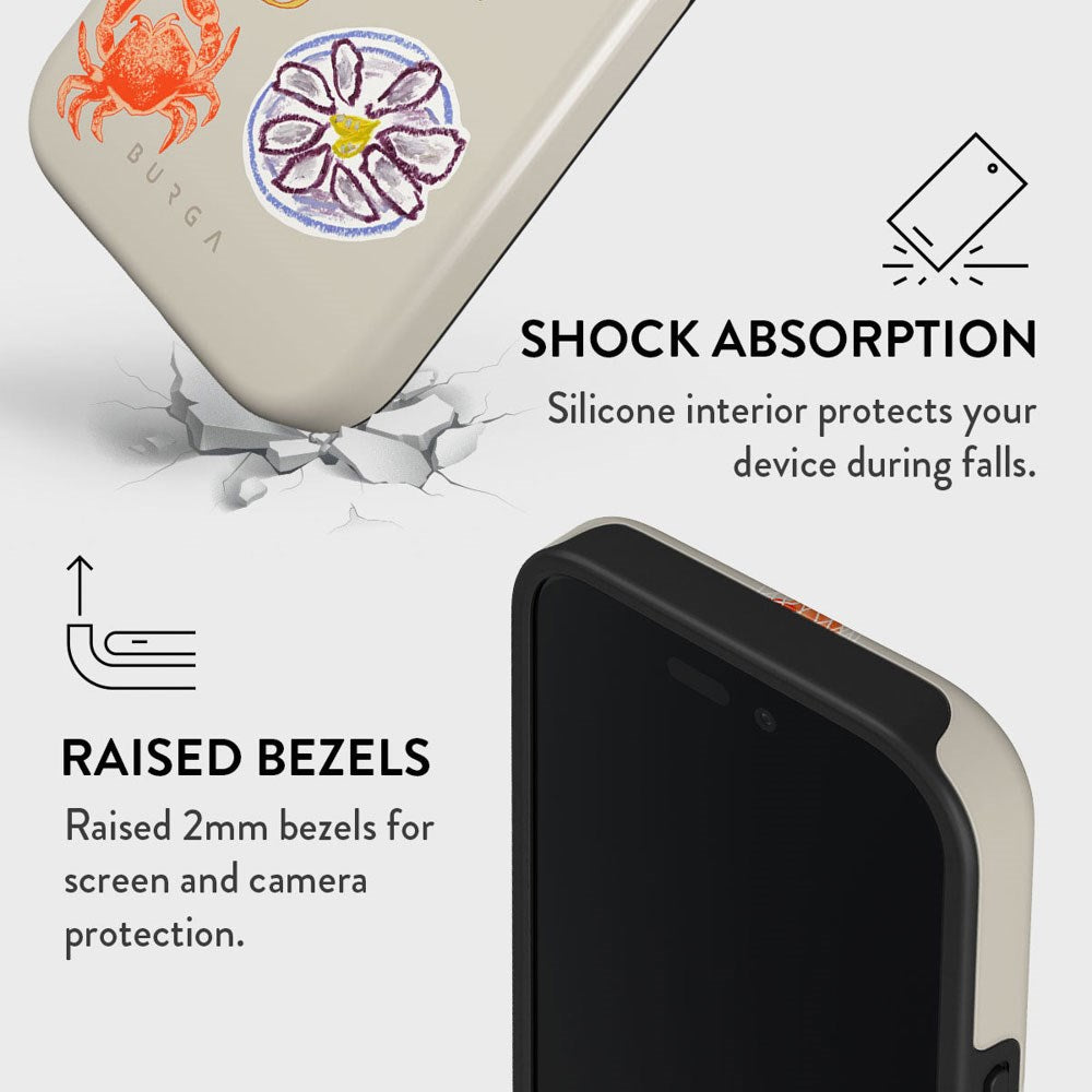 Burga iPhone 16 Tough Fashion Deksel - Seaside Muse