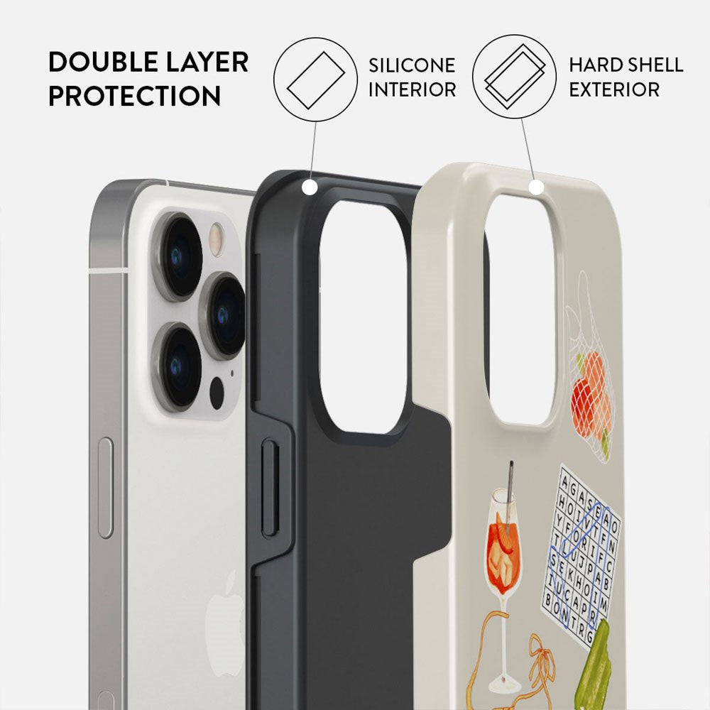 Burga iPhone 13 Pro Tough Fashion Deksel - Seaside Muse