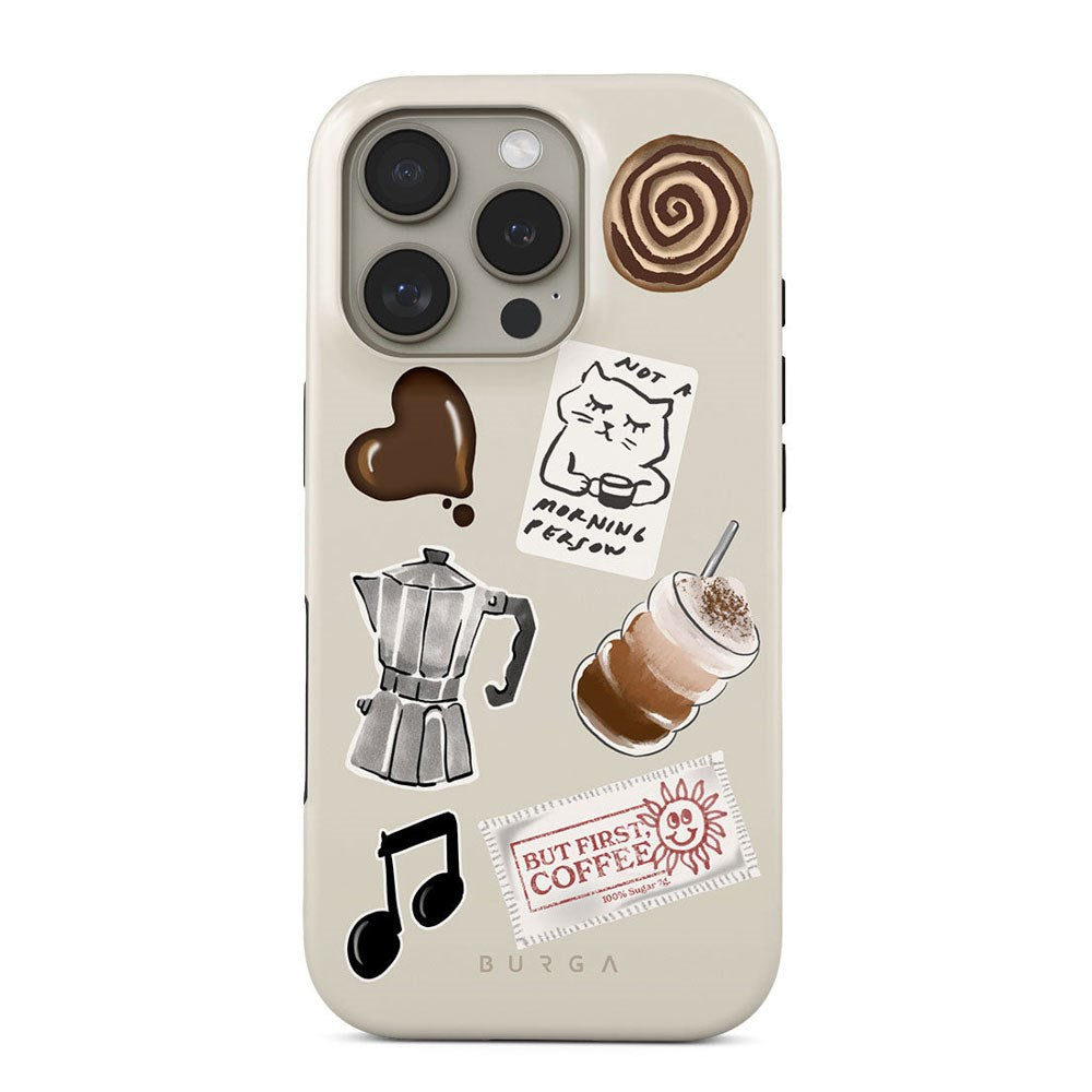 Burga iPhone 16 Pro Tough Fashion Deksel - Oat Milk Please