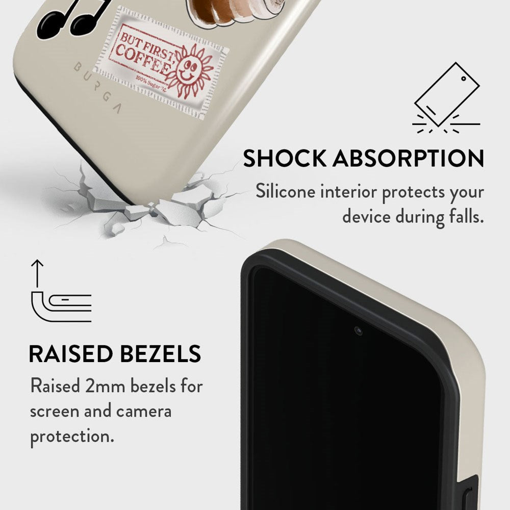 Burga iPhone 14 Pro Tough Fashion Deksel - Oat Milk Please